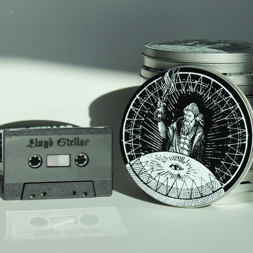Cassette in a UV printed tin can